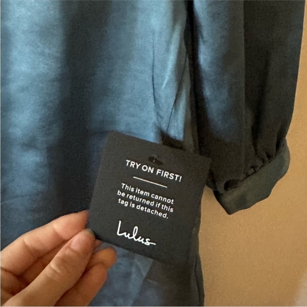 Lulus silk satin mini dress - Picture 5 of 7